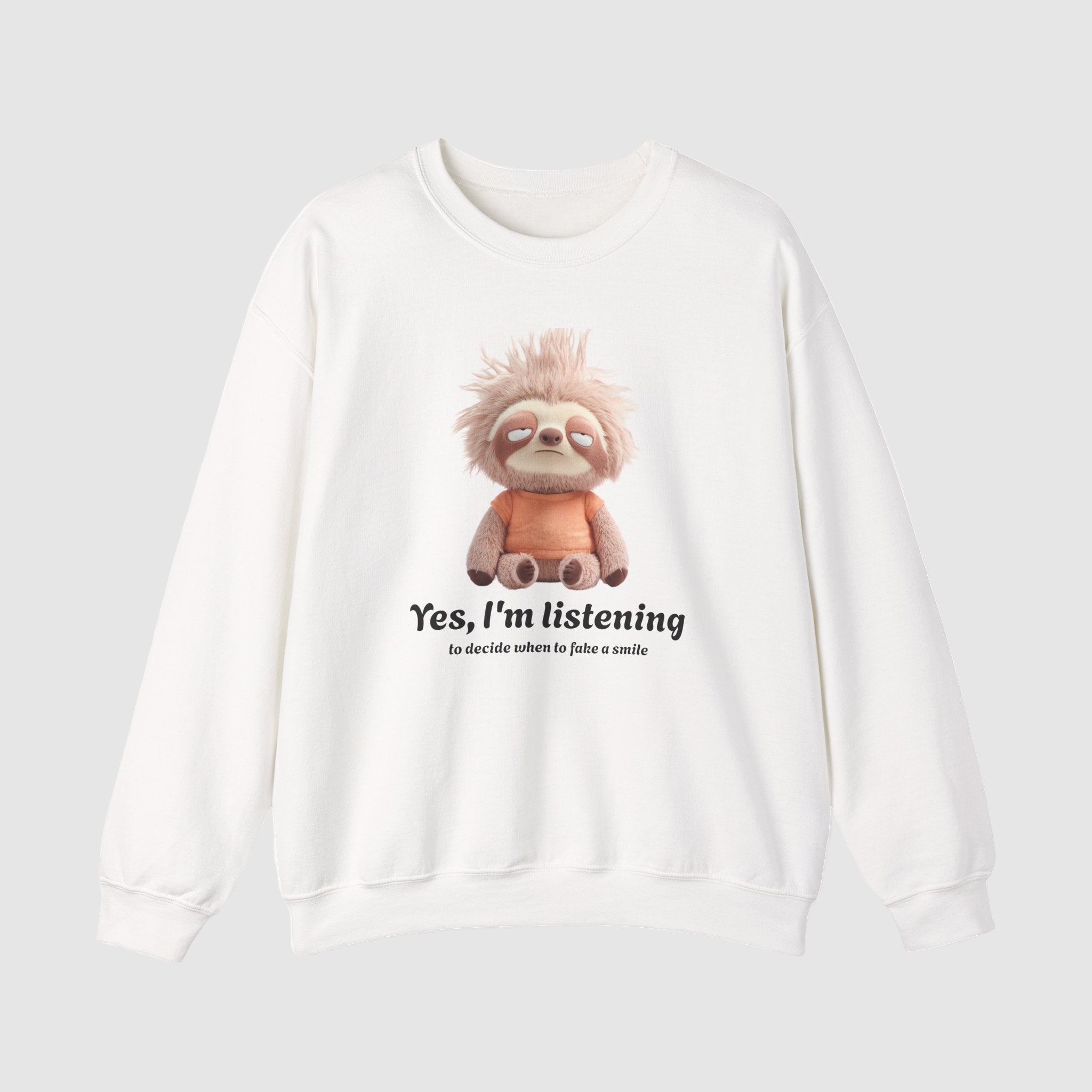 Yes, I’m listening…to decide when to fake a smile